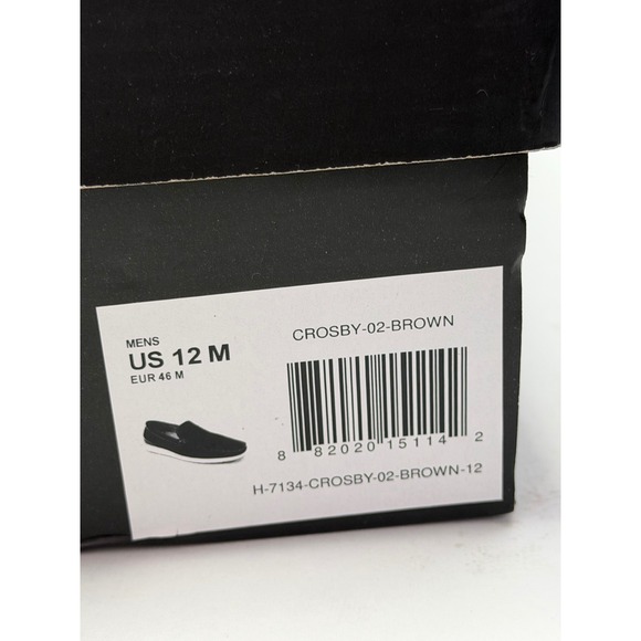 Aston Marc Men's Crosby Slip-On Shoe Loafer Brown Size 12M NWT/BOX - Picture 11 of 11